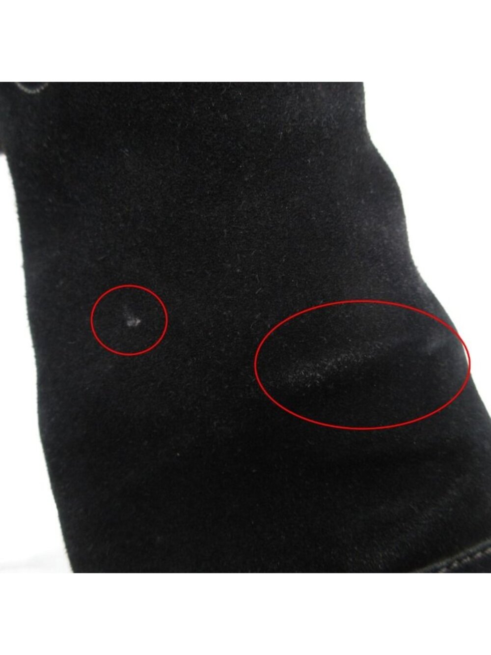 Chanel Boots CC Logo Quilted Shearling Boa Black - Picture 7 of 9